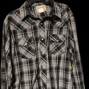 Mens Wrangler XL Long Sleeve Shirt